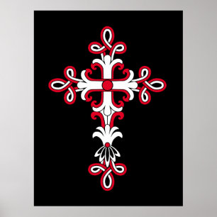 Póster Cruz cristiana