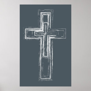 Póster Cruz cristiana