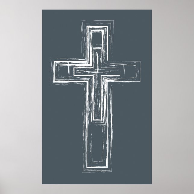 Póster Cruz cristiana (Frente)