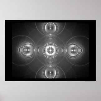 Póster Cruz cromada