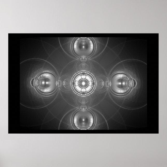 Póster Cruz cromada (Frente)