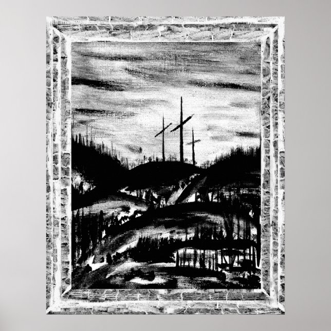 Póster Cruz de anidamiento (Frente)