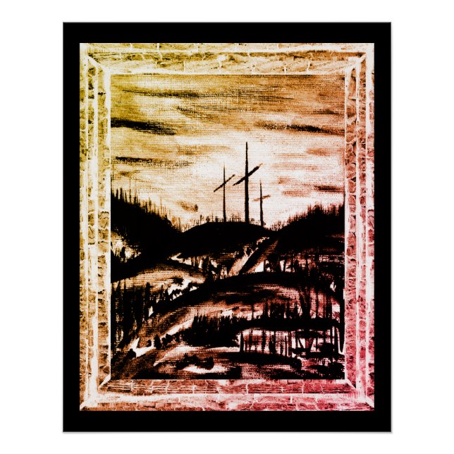 Póster Cruz de anidamiento (Anverso)