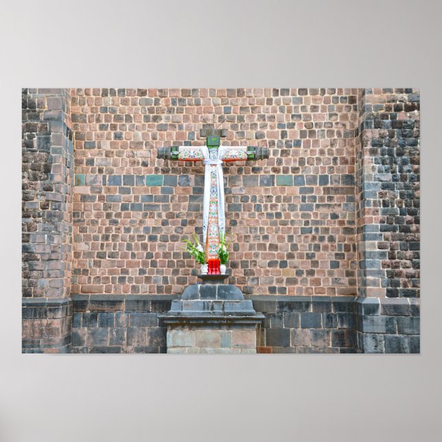 Póster Cruz de Cusco, Perú (Frente)