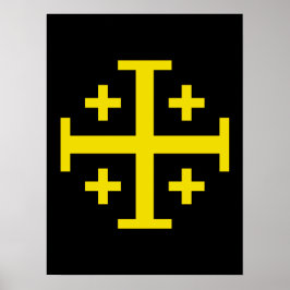Póster Cruz de Jerusalén