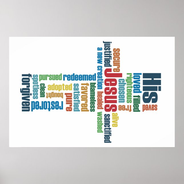 Póster Cruz de Jesús (Frente)