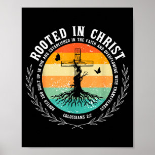 Póster Cruz de Jesús Reza Versículo Bíblico Cristiano Arr