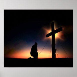 Póster Cruz de la crucifixión del Jesucristo