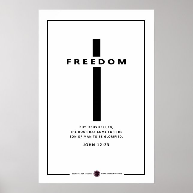 Póster Cruz de libertad (Frente)