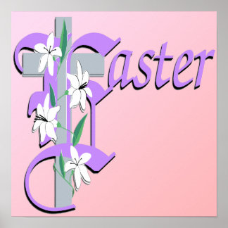 Póster Cruz de Pascua con Lilly Poster