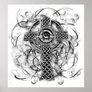 Póster "Cruz de plata" Sarah Doherty 2008 de Claddagh