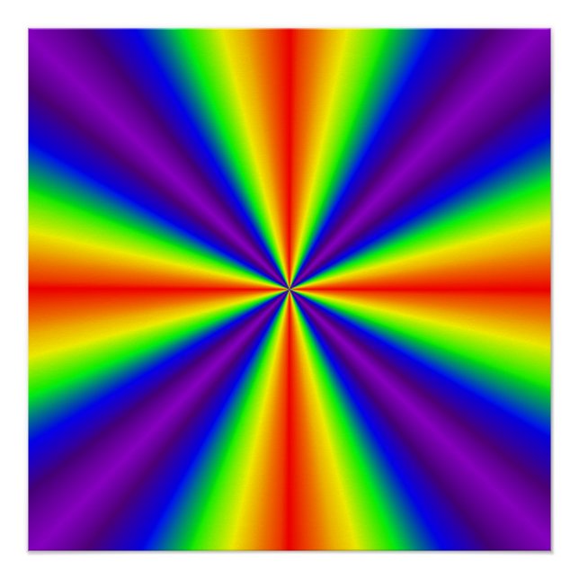 Póster Cruz del Arcoiris (Anverso)