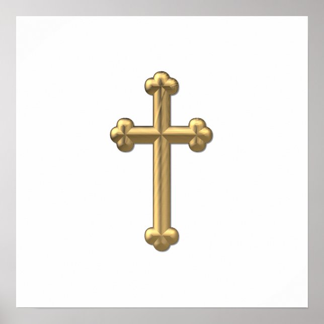 Póster Cruz Dorada "3-D" 2 (Frente)