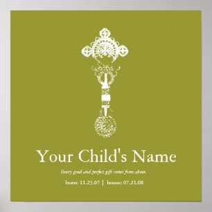 Póster Cruz Etíope - Poster conmemorativo