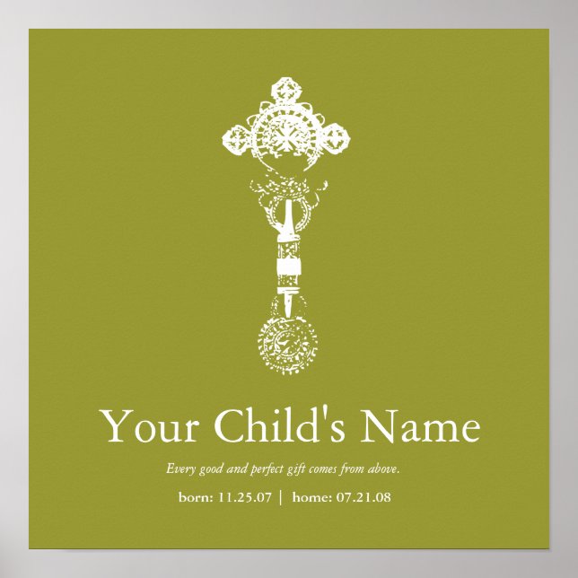 Póster Cruz Etíope - Poster conmemorativo (Frente)