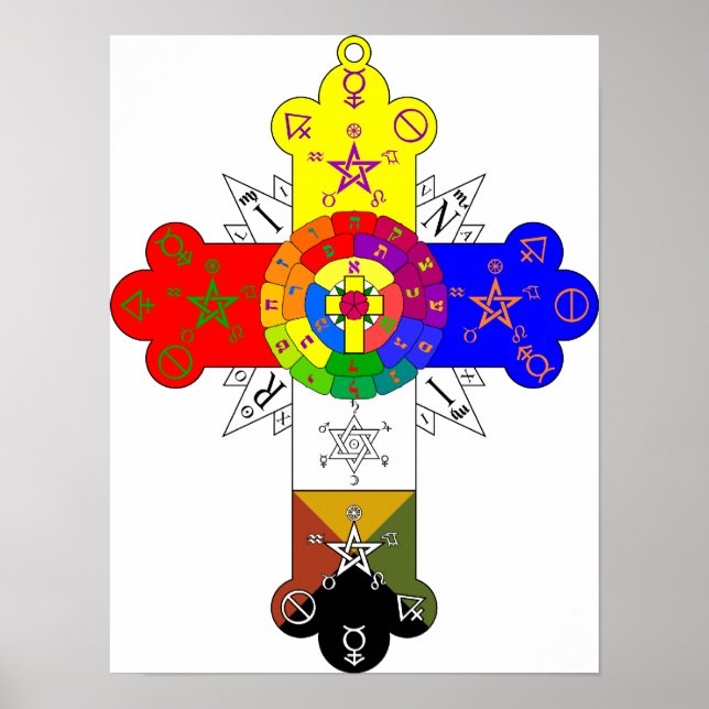 Póster Cruz Lamen Rosa (Frente)