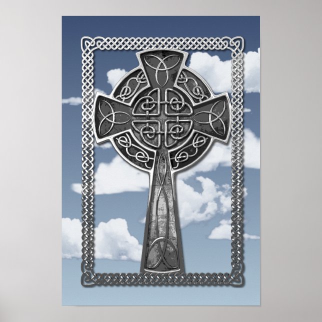 Póster Cruz Metalizado Mundial (Frente)