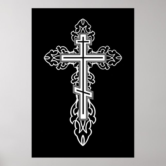 Póster Cruz ortodoxa (Frente)