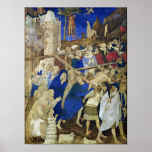 Póster Cruz que lleva de Cristo, Grandes Heures