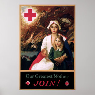 Póster Cruz Roja Clásica