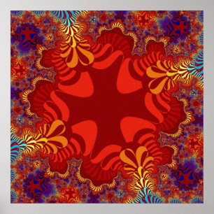 Póster Cruz Roja de Hawái