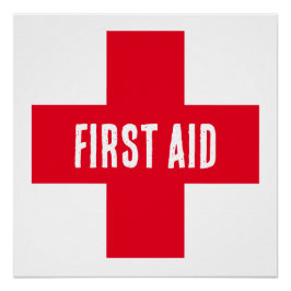 Poster - Cruz Roja de primeros auxilios