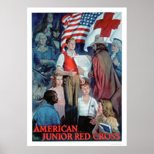 Póster Cruz Roja menor americana (US00335)