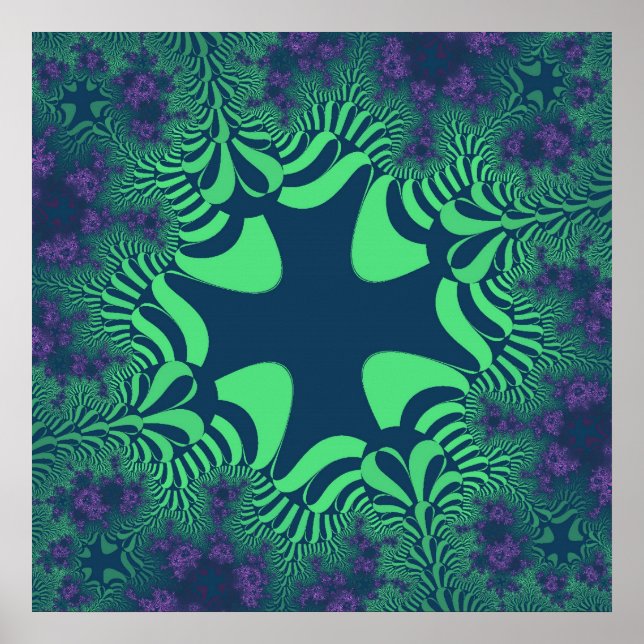 Póster Cruz verde (Frente)