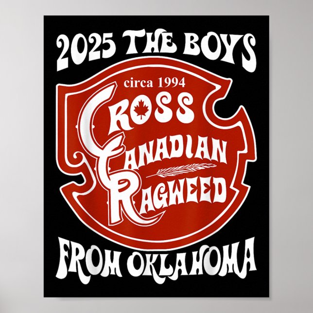 Póster Cruzado Canadiense Ragweed A Los Niños De Oklahoma (Frente)