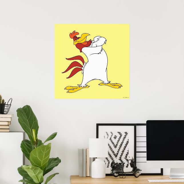 Póster Cruzan los brazos de Lehorn Foghorn (Oficina en casa)