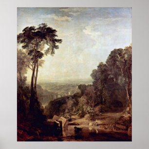 Póster Cruzando el arroyo por Joseph William Turner
