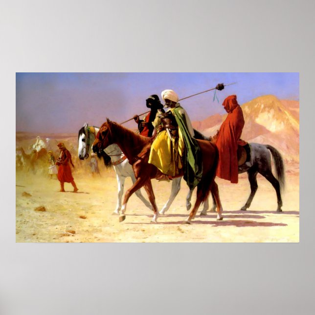 Póster Cruzando el desierto (Frente)