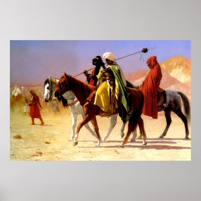 Póster Cruzando el desierto (Frente)