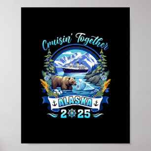Póster Cruzando juntos familiares y amigos coincidentes A