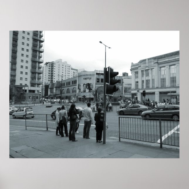 Póster Cruzando la carretera (Frente)