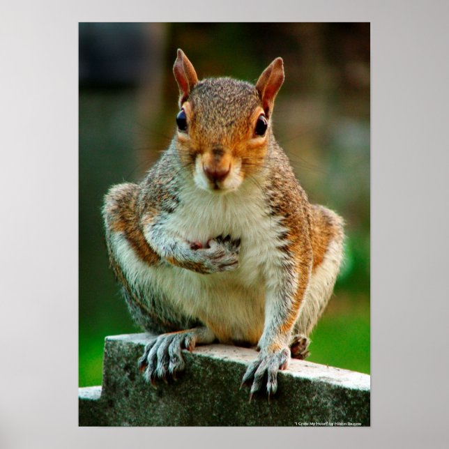 Póster "Cruzo mi corazón" (Frente)