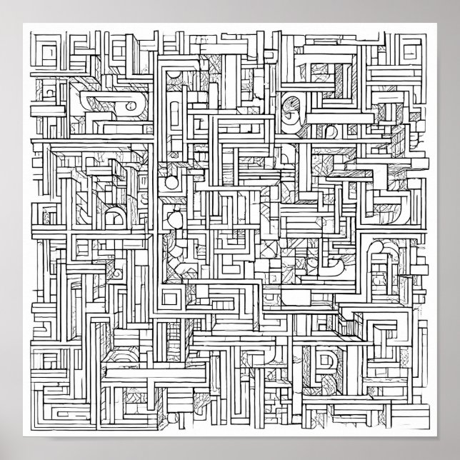 Póster Cryptic Art Challenge: Urban Cipher Graffiti (Frente)