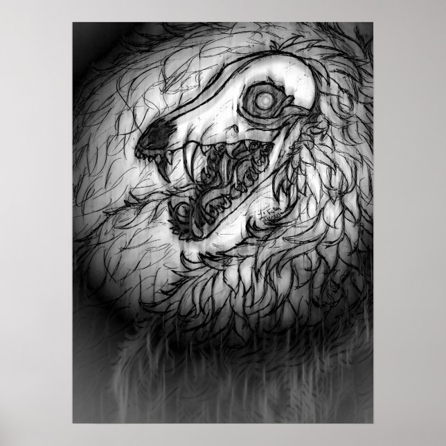 Póster Cryptid: Snow Wasset Sketch  (Frente)
