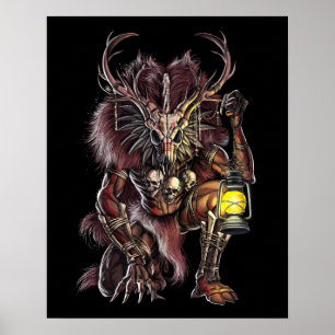 Póster Cryptid Wendigo