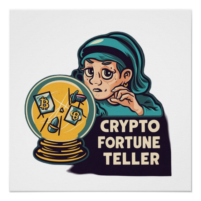Póster Crypto Fortune Teller (Anverso)