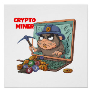 Póster Crypto Miner