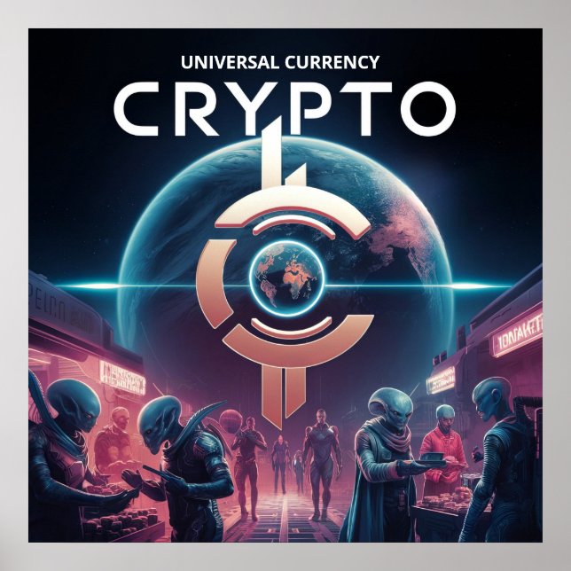 Póster Crypto Planet (Frente)