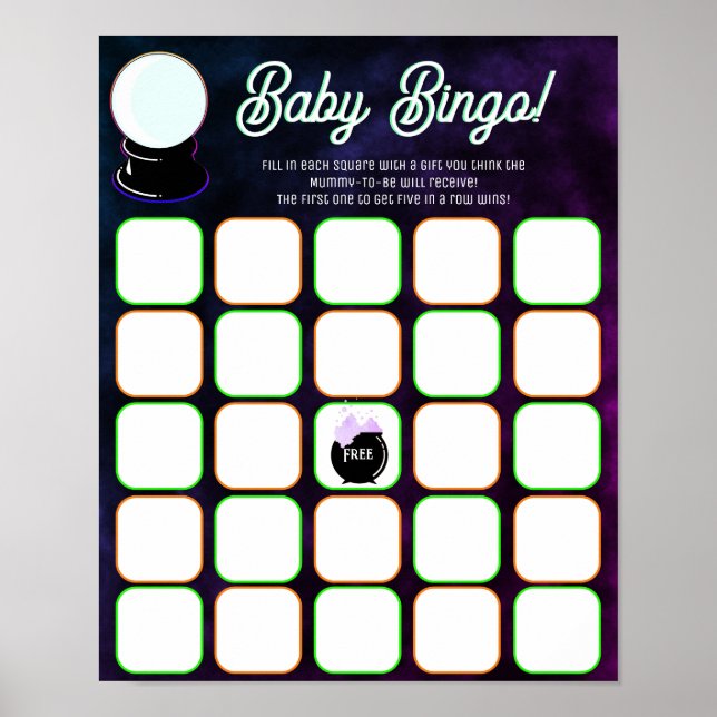Póster Crystal Ball Baby Bingo (Frente)