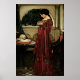 Póster Crystal Ball por John William Waterhouse