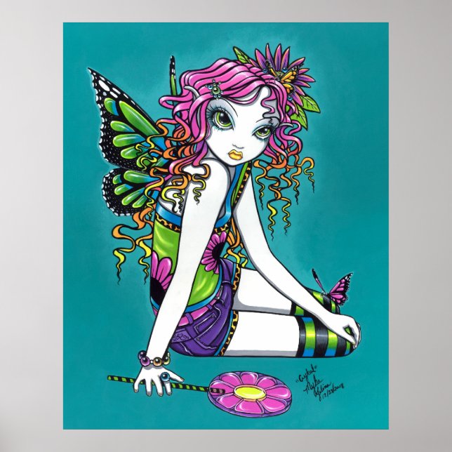 Póster Crystal Candy Rainbow Fairy Poster (Frente)