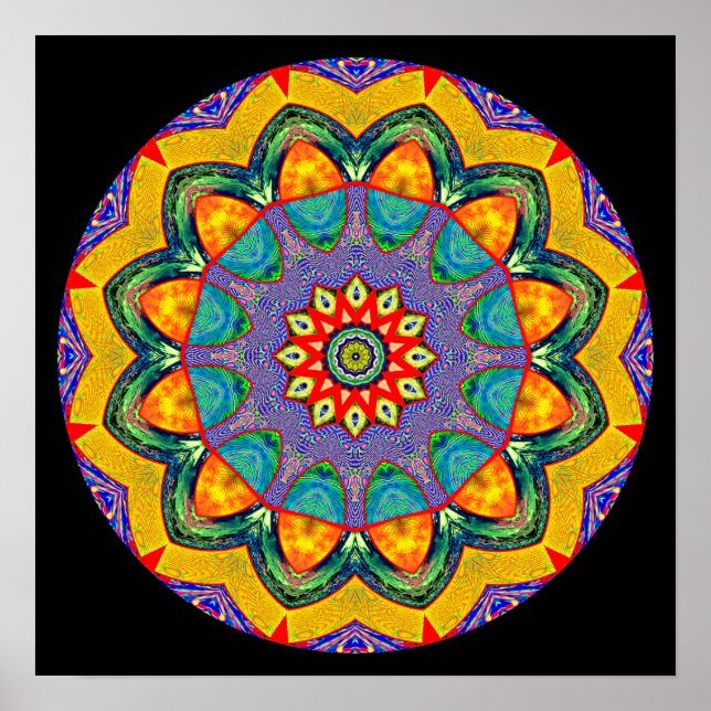 Póster Crystal Mandala (Frente)