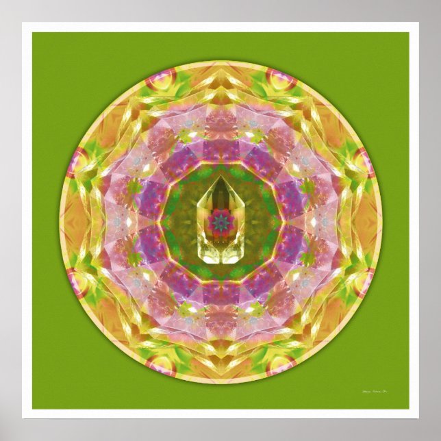 Póster Crystal Mandala 1 (Frente)