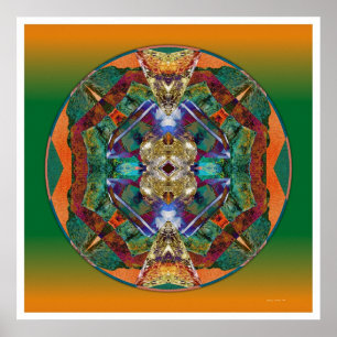 Póster Crystal Mandala 5