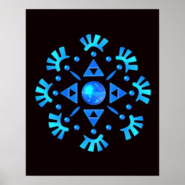 Póster Crystal Snowflake (Frente)