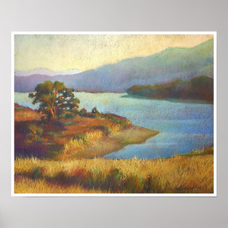 Póster Crystal Spring Sunset